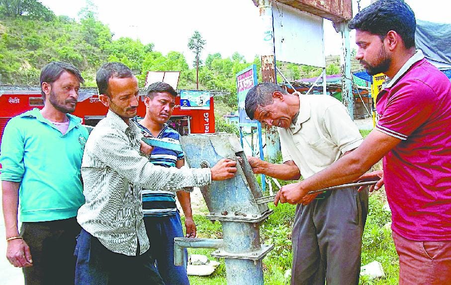 Now people are fixing themselves, bad handpumps