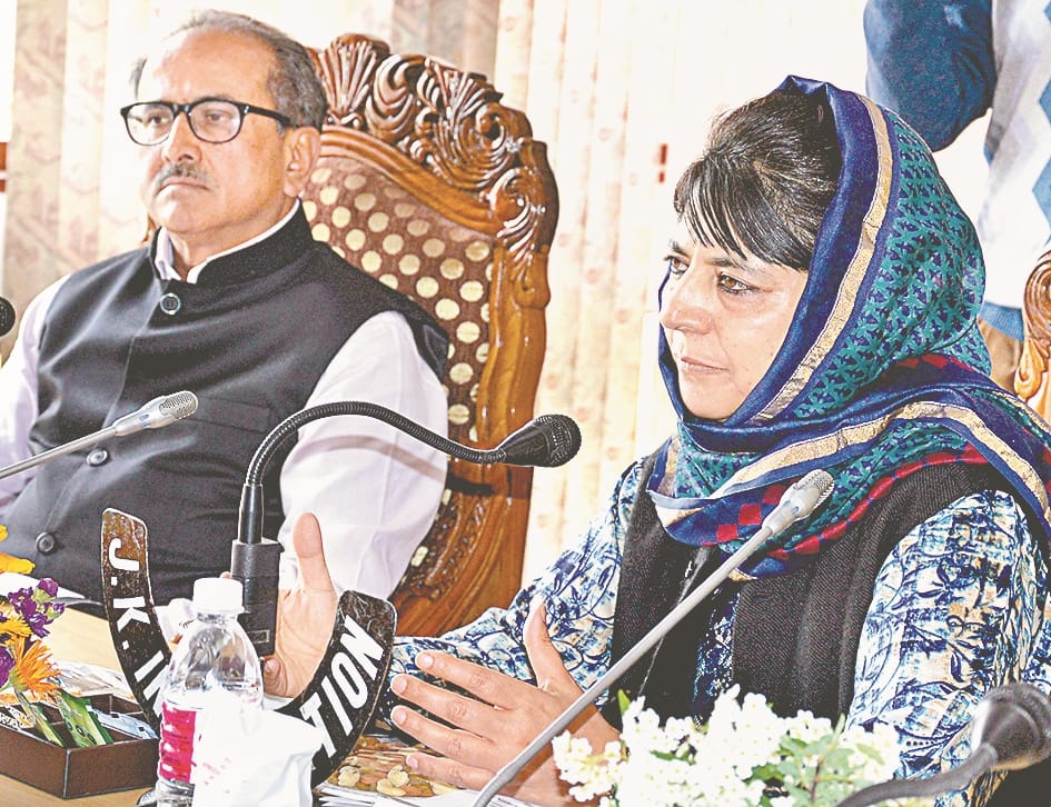 mehbooba government made big changes in the administration