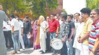 water, huda office, dhol play, officer said, carry tank, payment, hisar