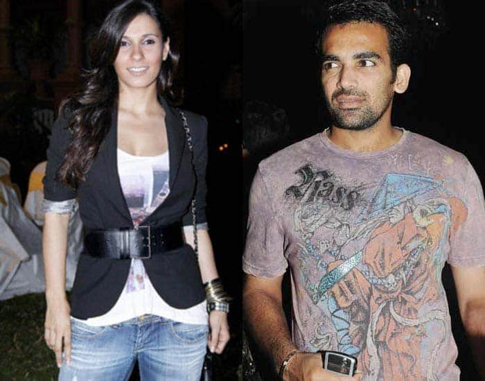 Zaheer Khan affairs with Isha Sharvani, VJ Ramona Arena, zaheer khan sagarika ghatge engaged