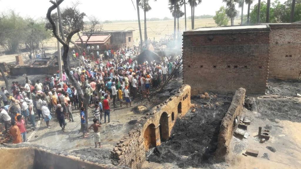  40 laborers burn hot water