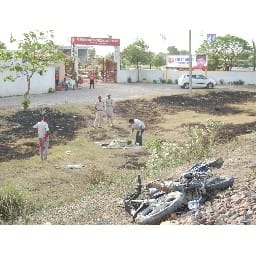 by train going to bike students death