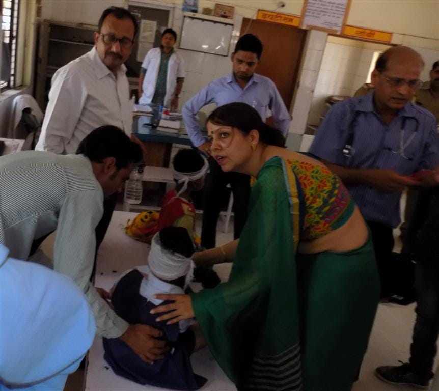 Truck ransacked school van, child's death