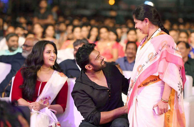 'Baahubali' Prabhas's lucky charm Sathyaraj Katappa and Anushka Shetty, baahubali 2 will be hit