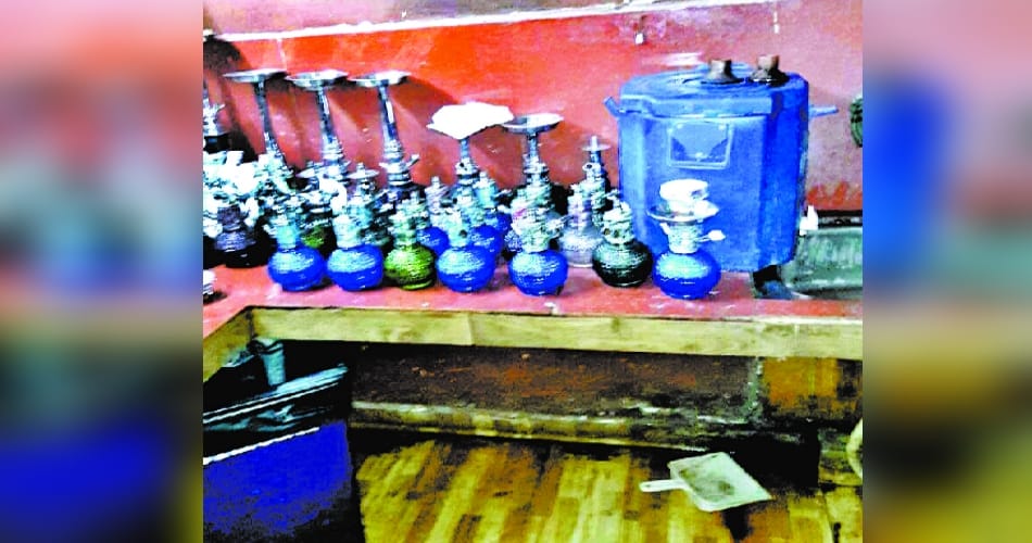 raid in htoo cafe in chandigarh