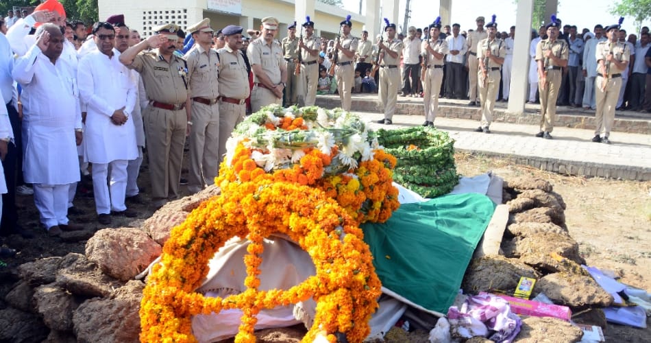 crpf martyr cremation in karnal