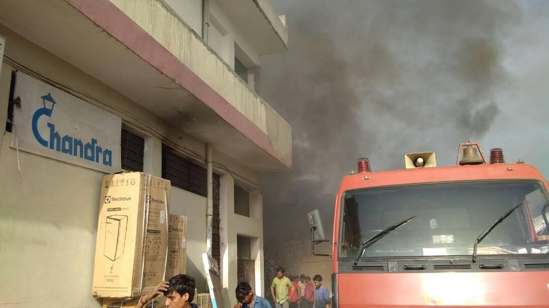 fire break in two place of jaipur 