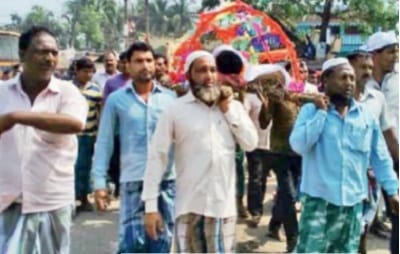 A new example of humankind, when Muslims performed the last rites of Hindu