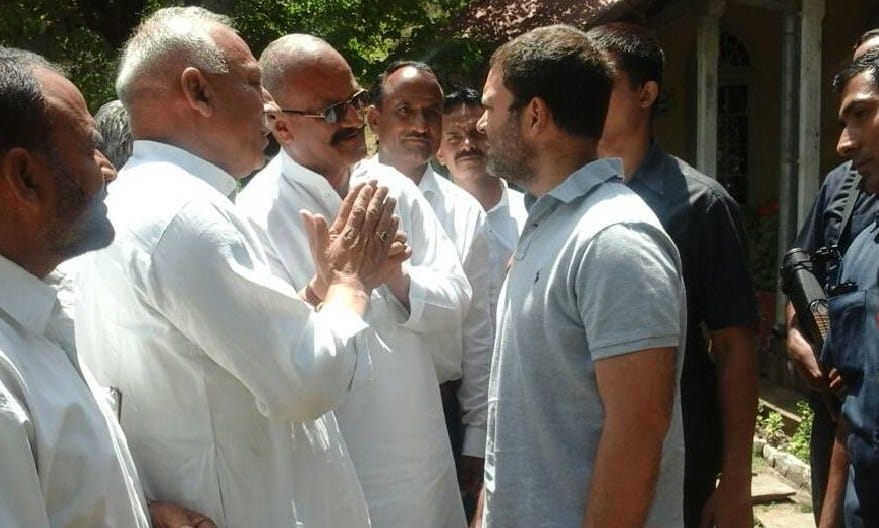 Congress workers Talk with Rahul Gandhi on upcomming HP vidhansabha Election.
