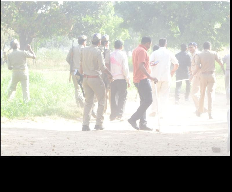one dead during road accident in etah