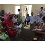 सोनीपत ब्लाक कार्यालय में होती समिति सदस्यों की मीटिंग