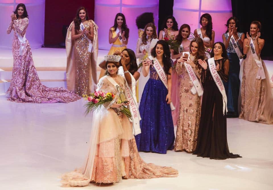  Noida girl Srishti Kaur crowned Miss Teen Universe 2017 with best national costume award