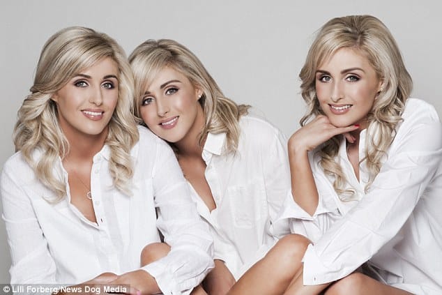 world's most identical triplets models