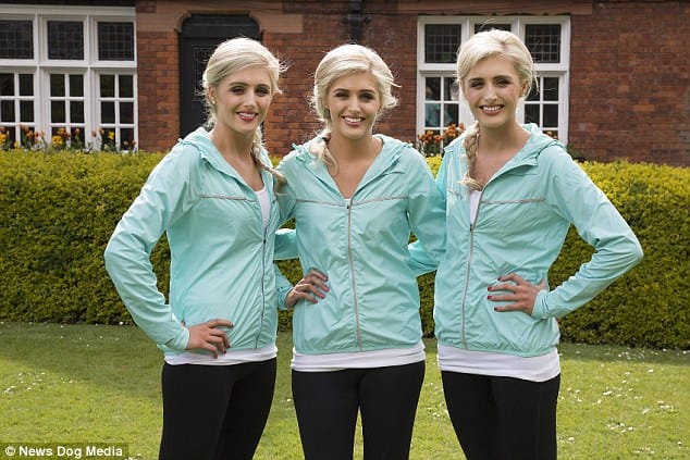 world's most identical triplets models
