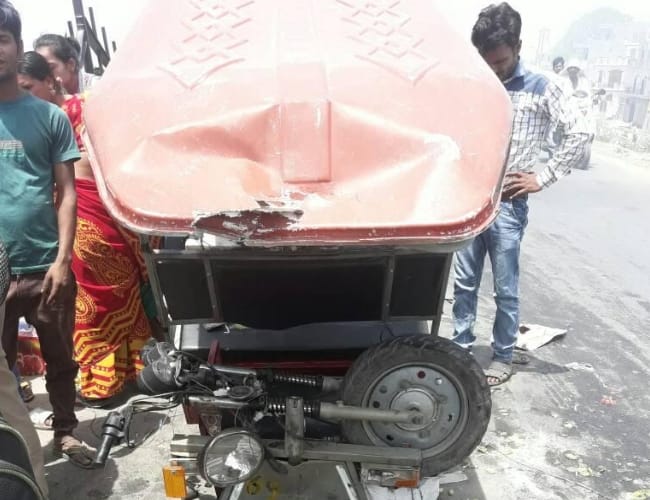 christ church school van accident in lucknow