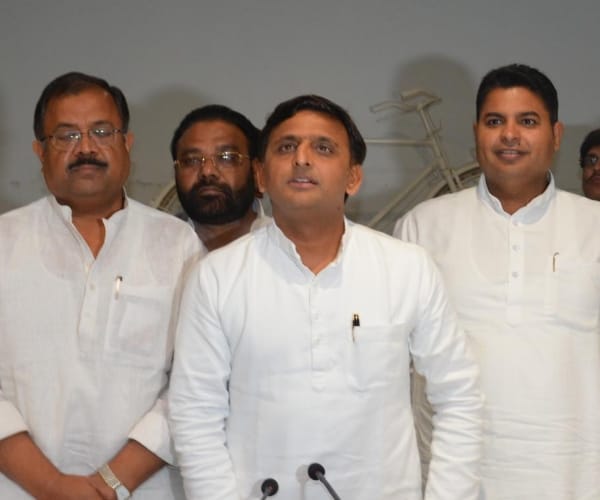 akhilesh yadav replies on demolition of cycle track by yogi government