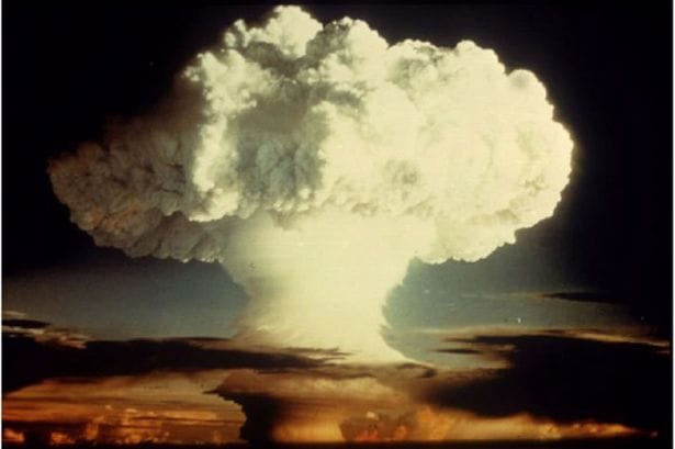 invention of Defensive weapon for atomic attack