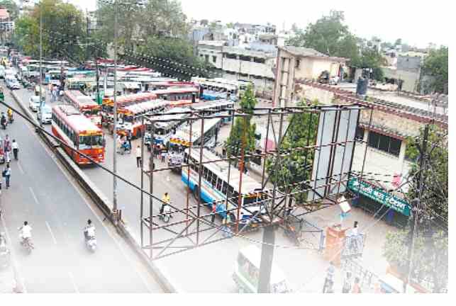 rpoadways bus will lok in bjp colour