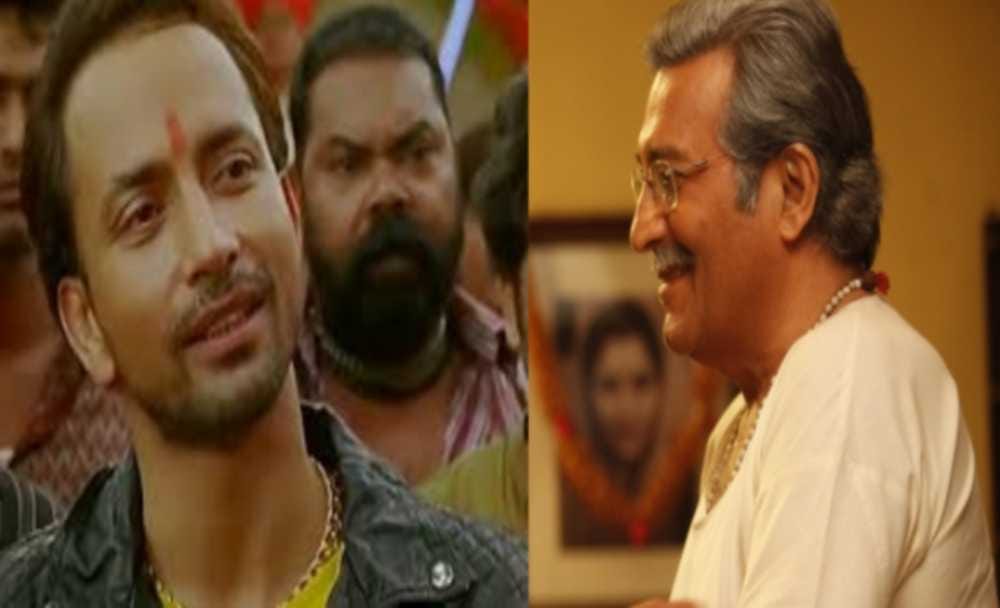 vinod khanna and deepak dobriyal conversation in dabangg 2 movie set