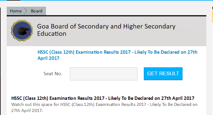 Goa board hssc result 2017: to be declared soon check result goa board 12th 2017 here 