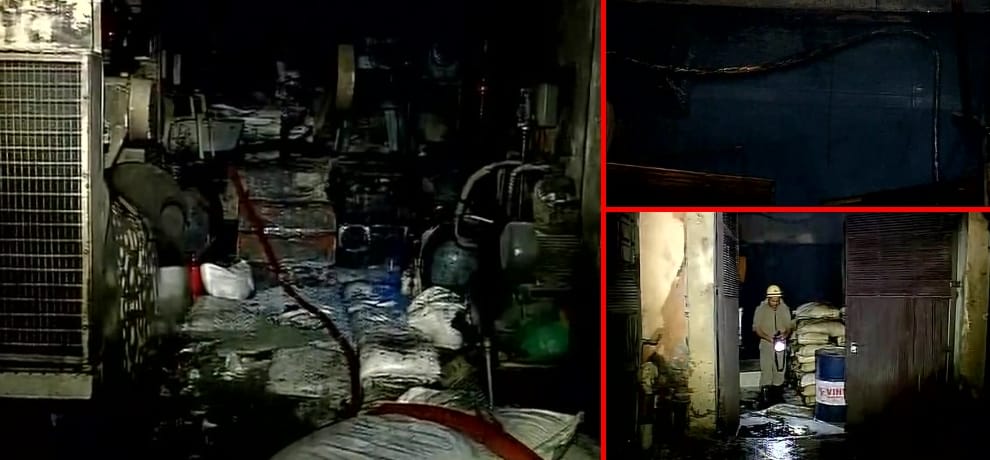 fire in 4 places of delhi, couple injured