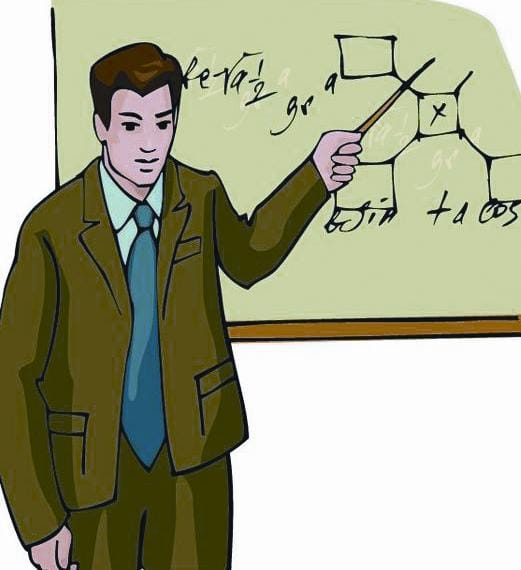 The responsibility of teaching seven classes on two teachers