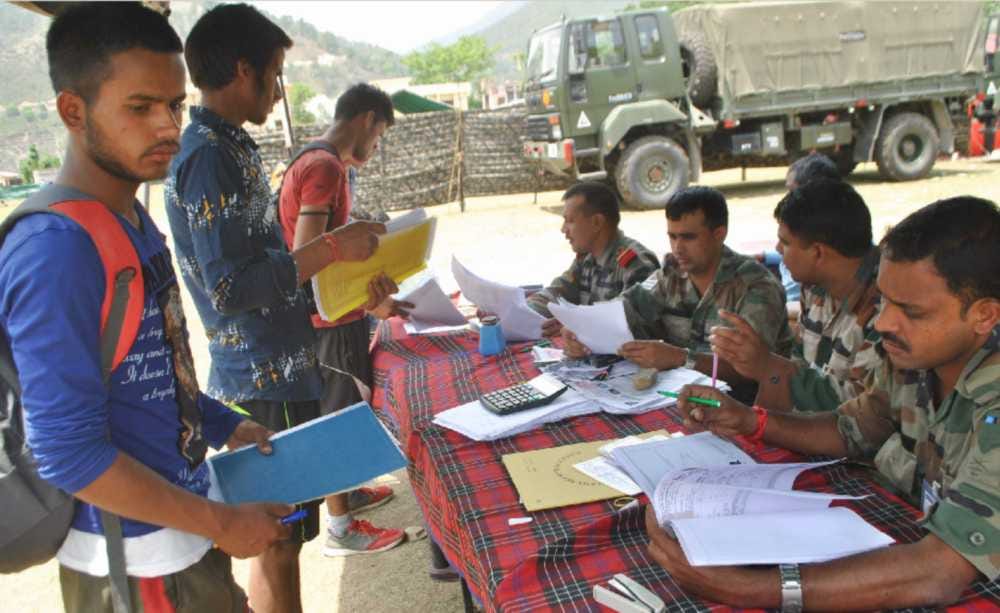 Police verification and Aadhaar card required in Army recruitment