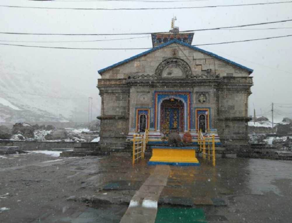Rains and Hailstorms in Kedarnath Dham
