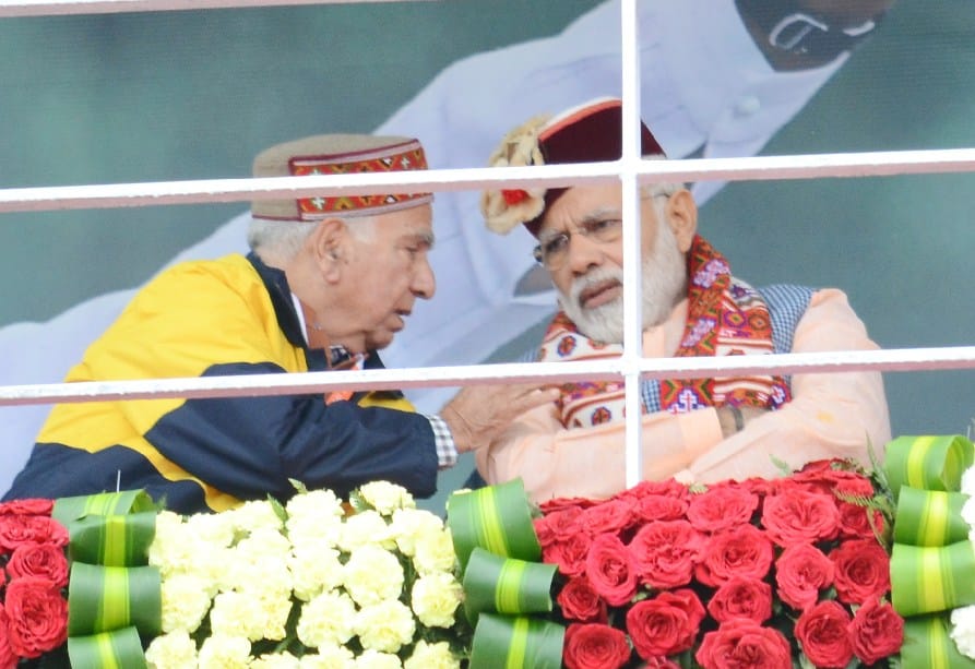 PM Modi Shimla Rally Live Photos.
