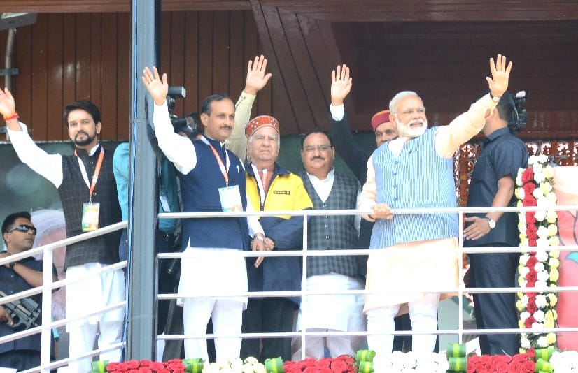 PM Modi Chair Missing After Shimla rally.