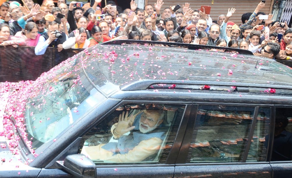 PM Modi Shimla Rally Live Photos.