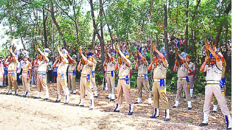 Mourning in Nirgajani village