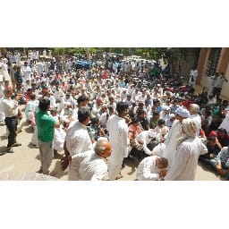 people,protest,water,electricity, charkhi dadri,villagers