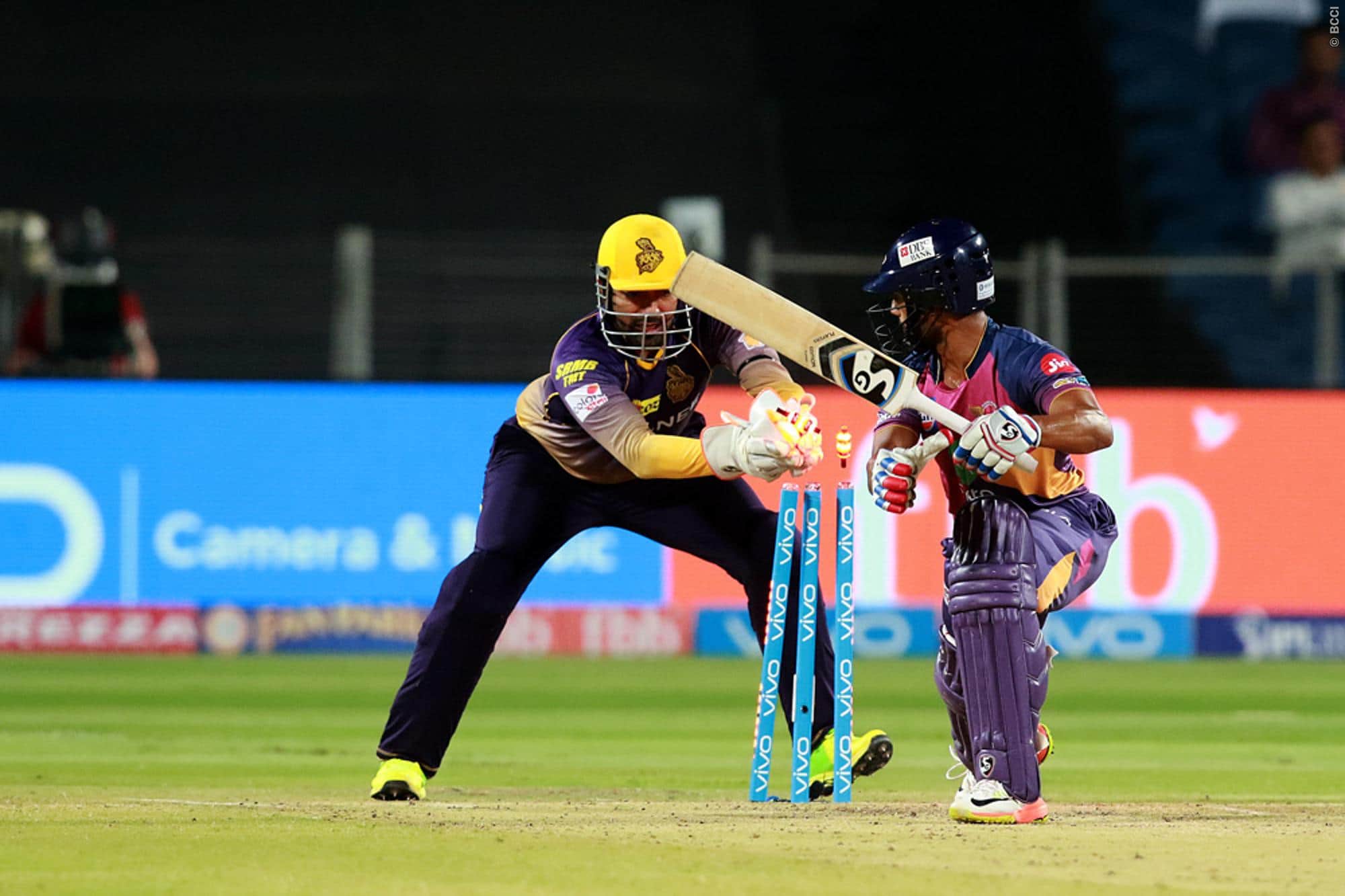 Dhoni equals Robin Uthappa record of the most stumps in the IPL