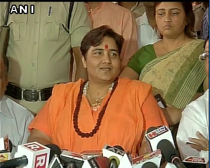 Saffron terrorism word was coined by congress, says Sadhvi Pragya after getting bail