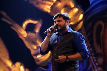 music director sameer  performance at sur ganga music festival at varanasi