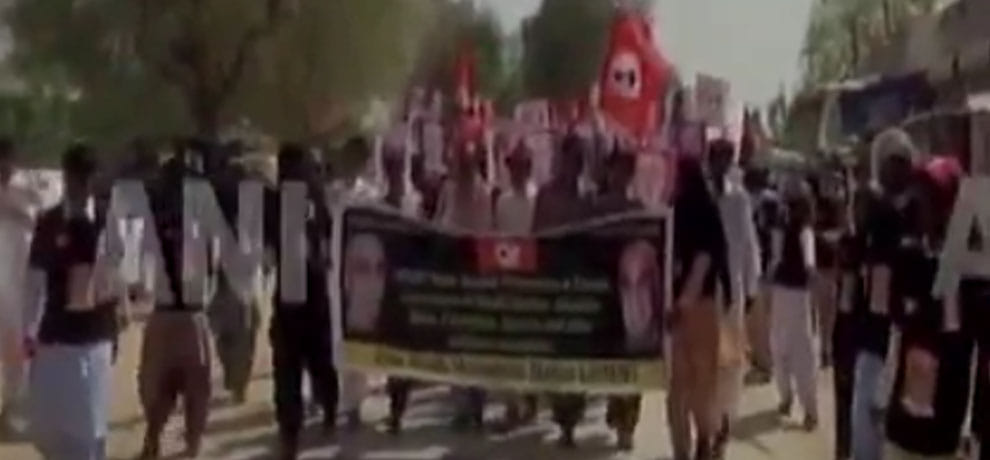 Sindhi nationalist party held an anti-CPEC rally in Pakistan's Sindh province