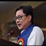 केंद्रीय गृह राज्य मंत्री किरन रिजिजू 