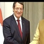 President of Cyprus Nicos Anastasiades meets PM Narendra Modi