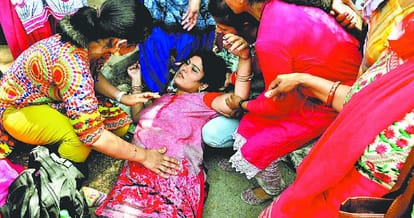 Panchkula jbt teachers protest, haryana jbt teachers, panchkula news