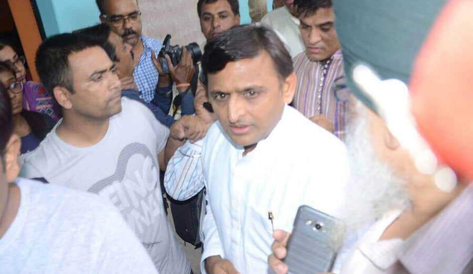 big incident with akhilesh yadav at kanpur