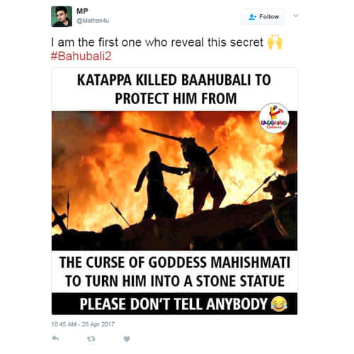 bahubali the conclusion social media reactions and why kattapa killed bahubali