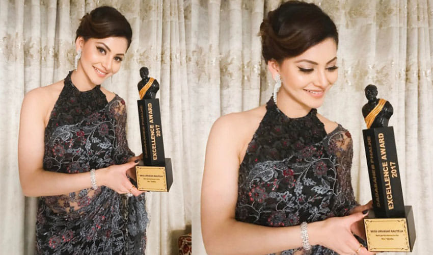 Actress Urvashi Rautela Got Trolled For Winning Dadasaheb Phalke Award