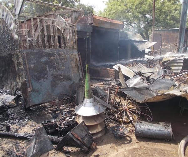  fire in BKT in Lucknow.