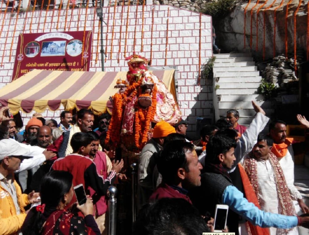 Gangotri and yamunotri door open for pilgrims 