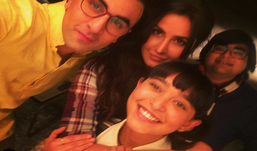 Sayani Gupta uploaded the photo With Ranbir and  katrina kaif on her instagram