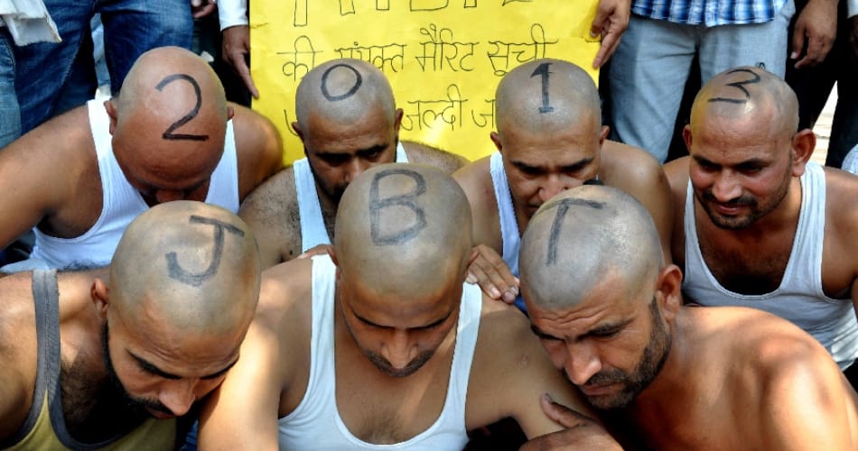 Panchkula jbt teachers protest, haryana jbt teachers, panchkula news