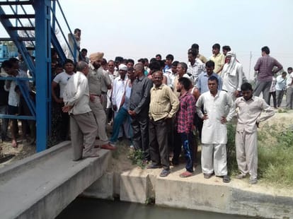 mother jumped into canal with two son at sonipat