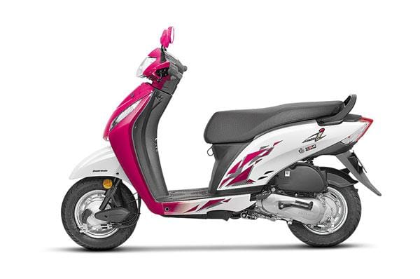 new honda activa i launch for women, it's available in five color option