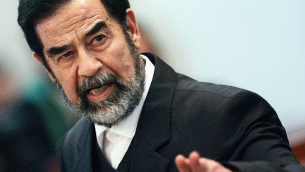 Saddam had written a Kuran of his 26 liters blood